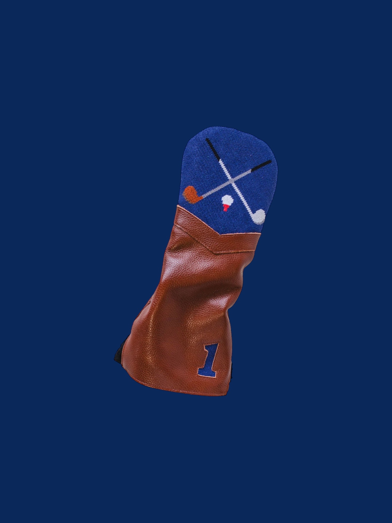 The Sunday Golf Needlepoint Cover