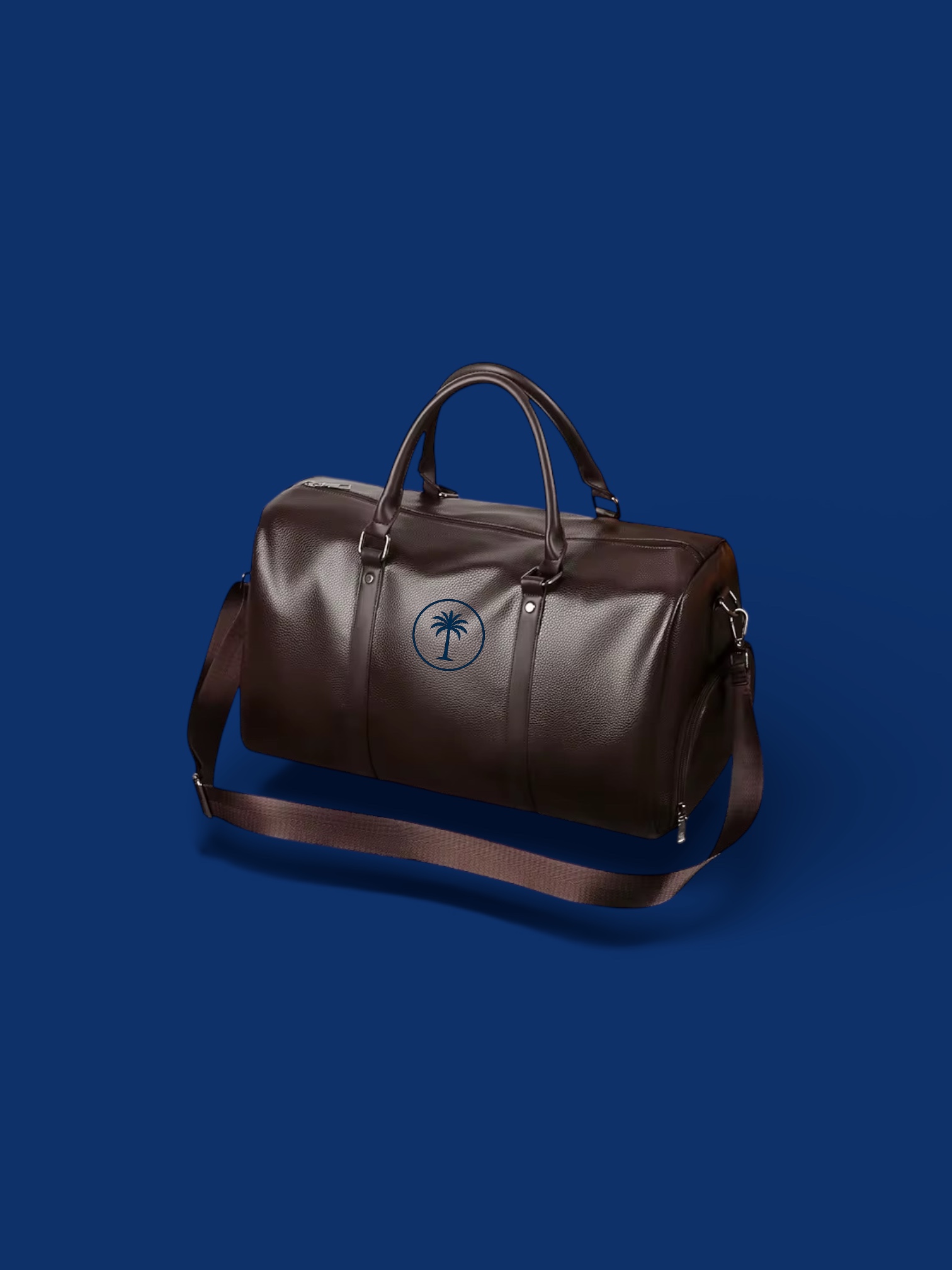 Palmetto Isle Genuine Leather Travel Bag